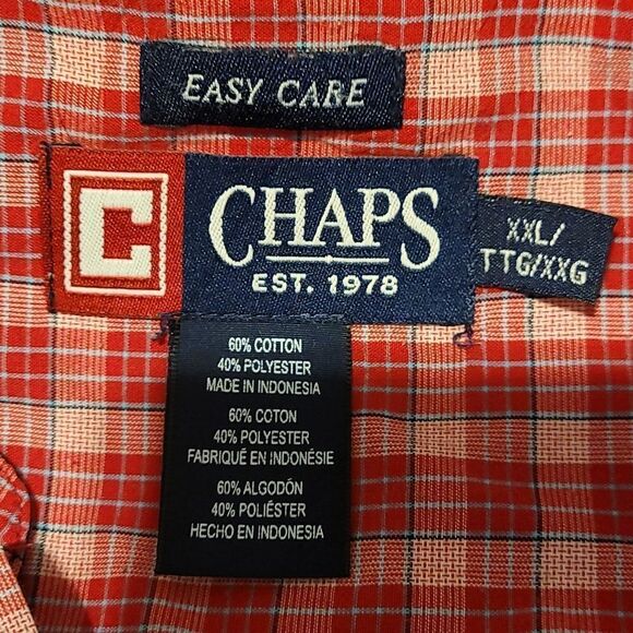 Chaps easy care short sleeve button up shirt - Picture 4 of 4